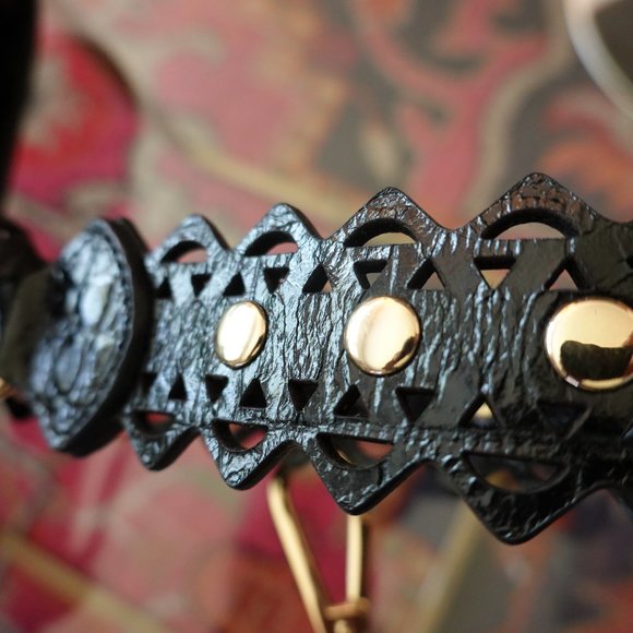 NEW ❤️ Florian London Black Croc Embossed Bucket Crossbody / Wristlet (P… - Picture 4 of 16